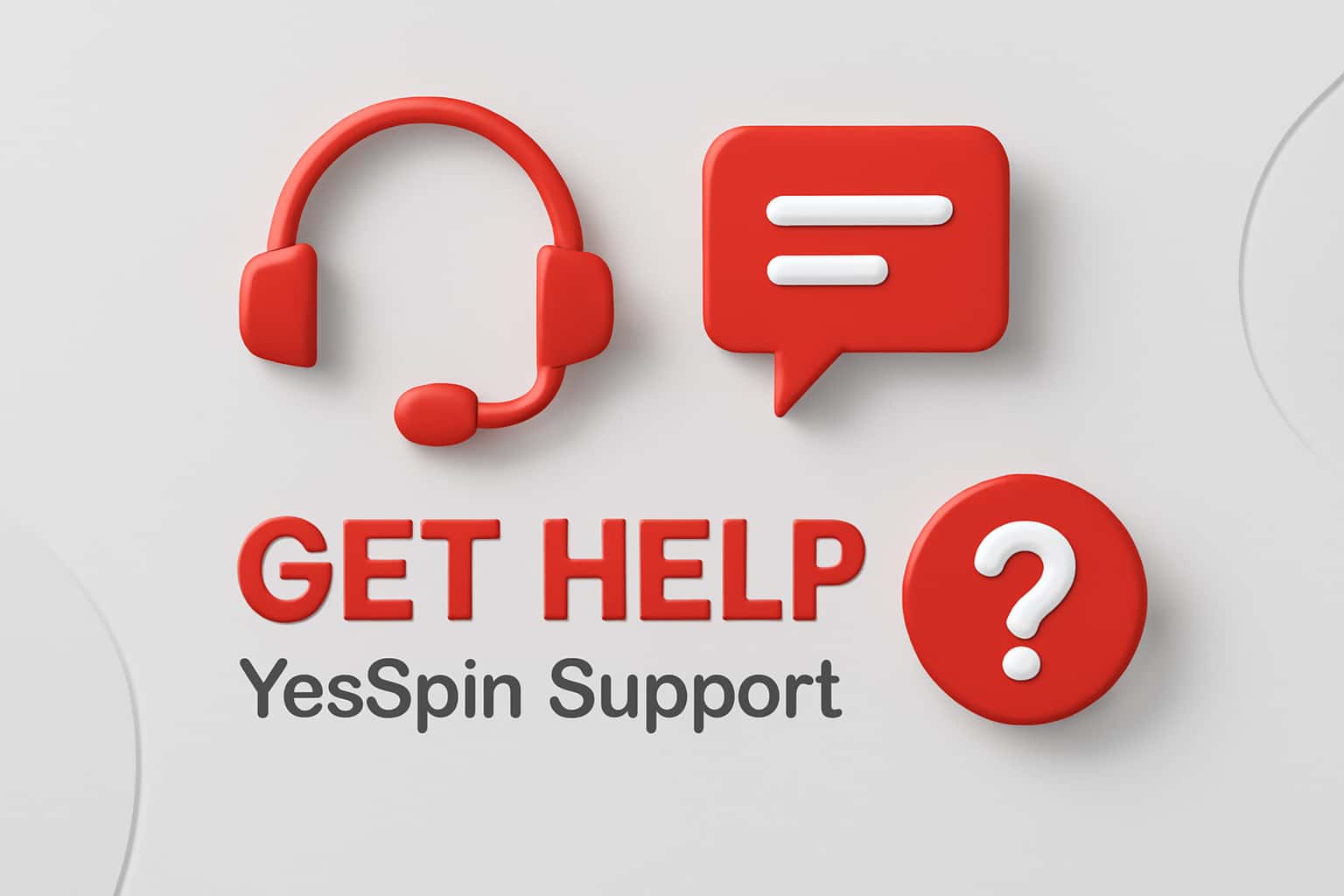 Get Help - YesSpin Support Interface