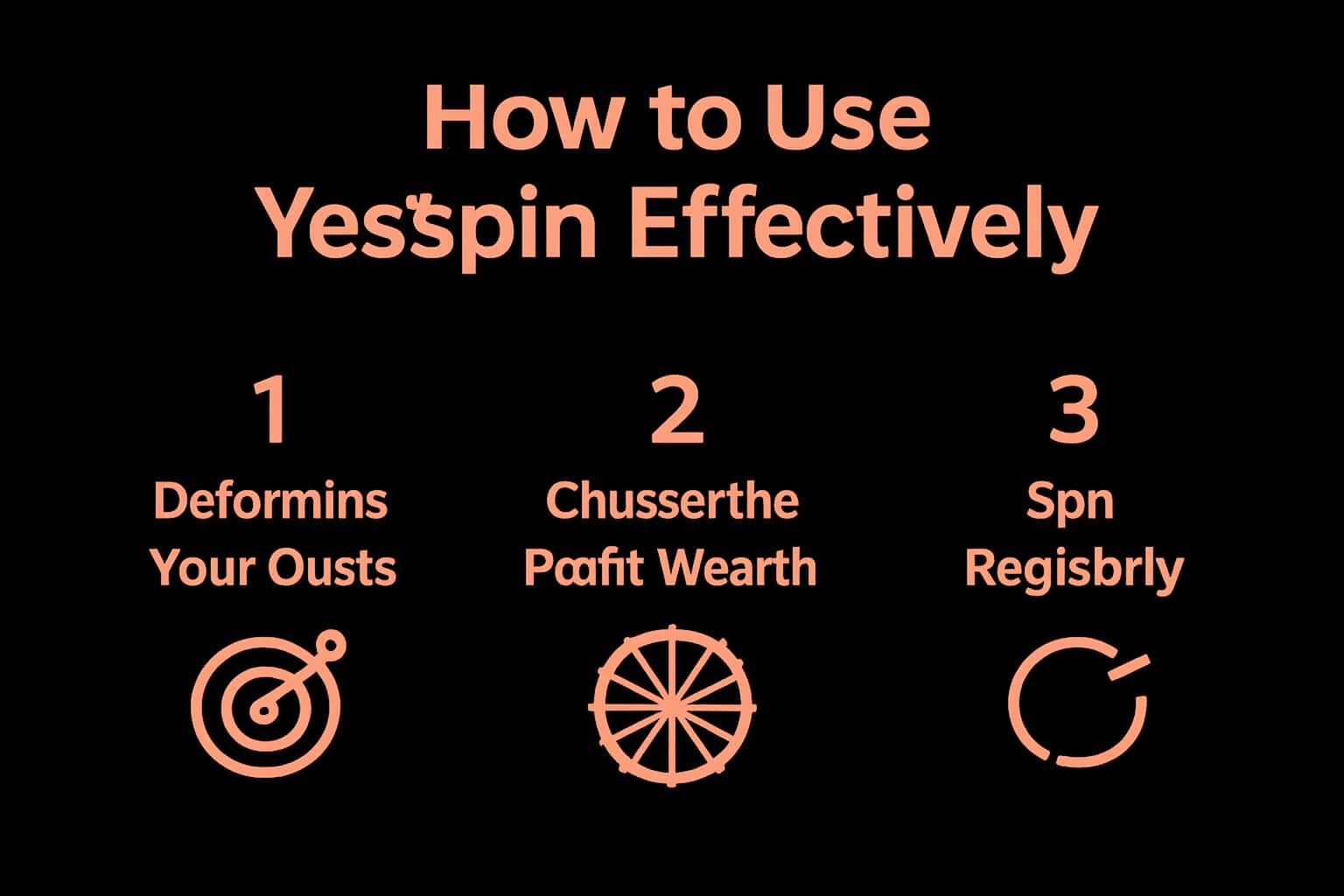 Neutral informational scene illustrating effective use of YesSpin.