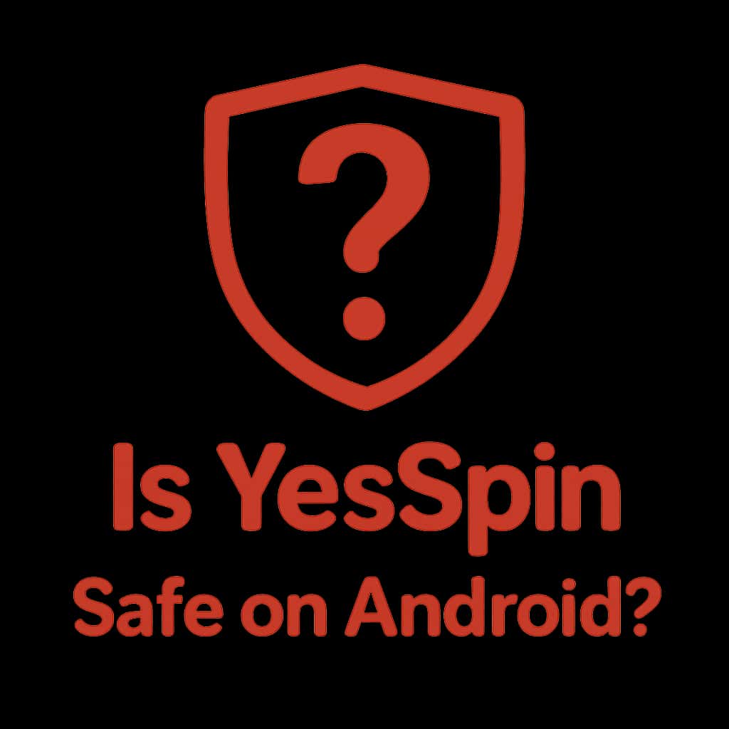 An icon illustrating YesSpin's safety on Android devices.
