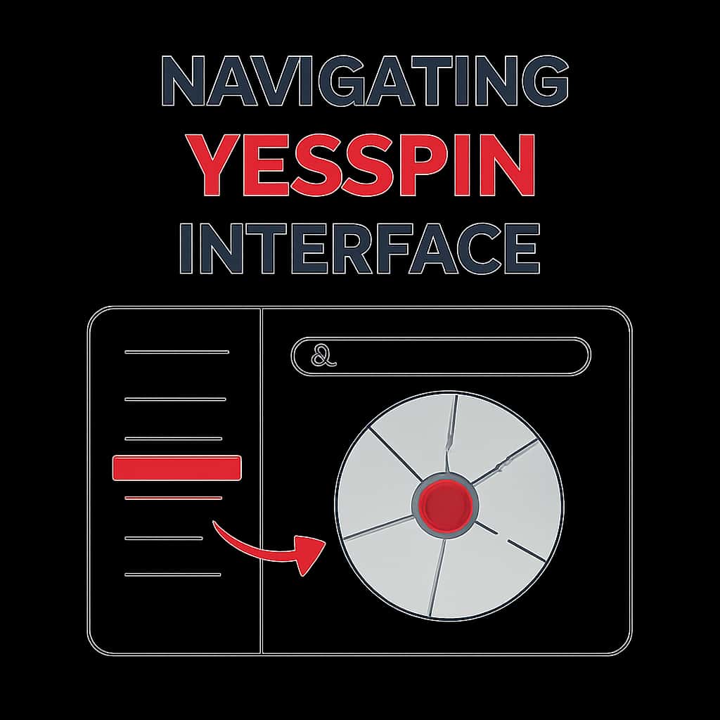 Diagram highlighting navigation features of YesSpin.