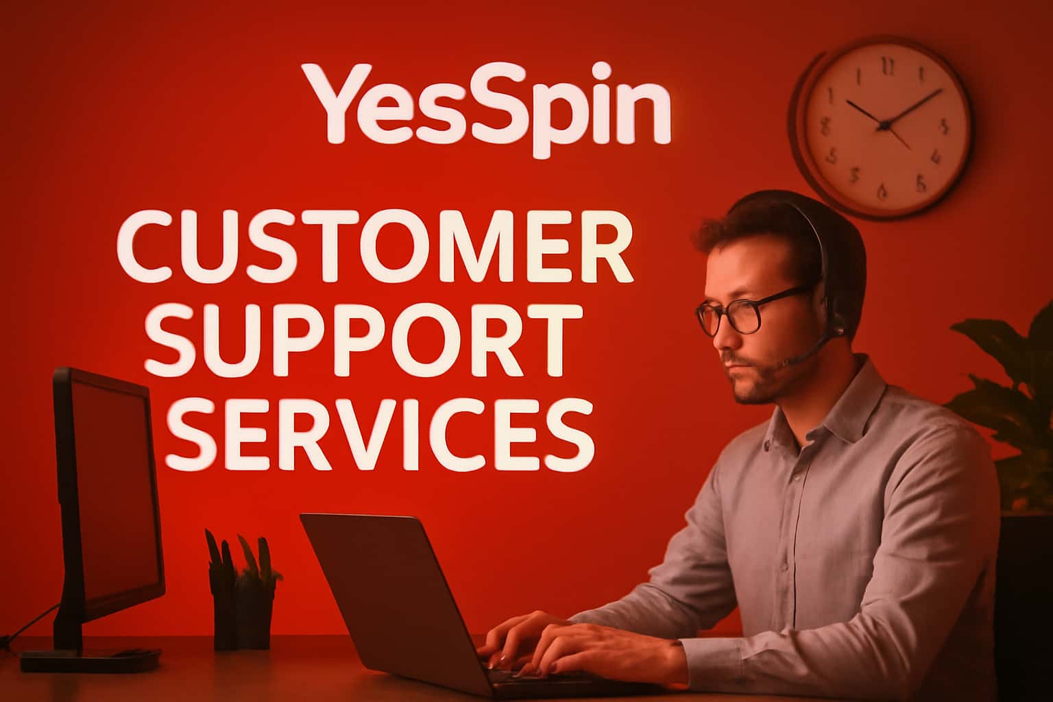 Neutral scene showcasing YesSpin Customer Support Services